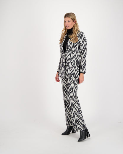 Chevron Tailored Trouser