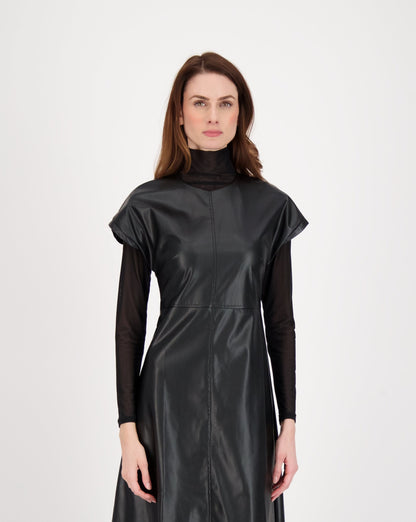 Sheer Turtle Neck Layering Mesh Top