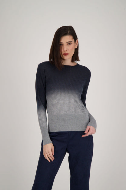 Dégradé Waffle Sweater