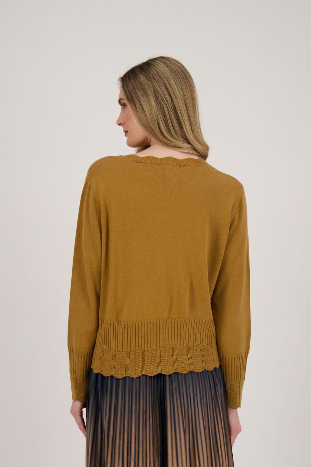 Scalloped Edge Sweater
