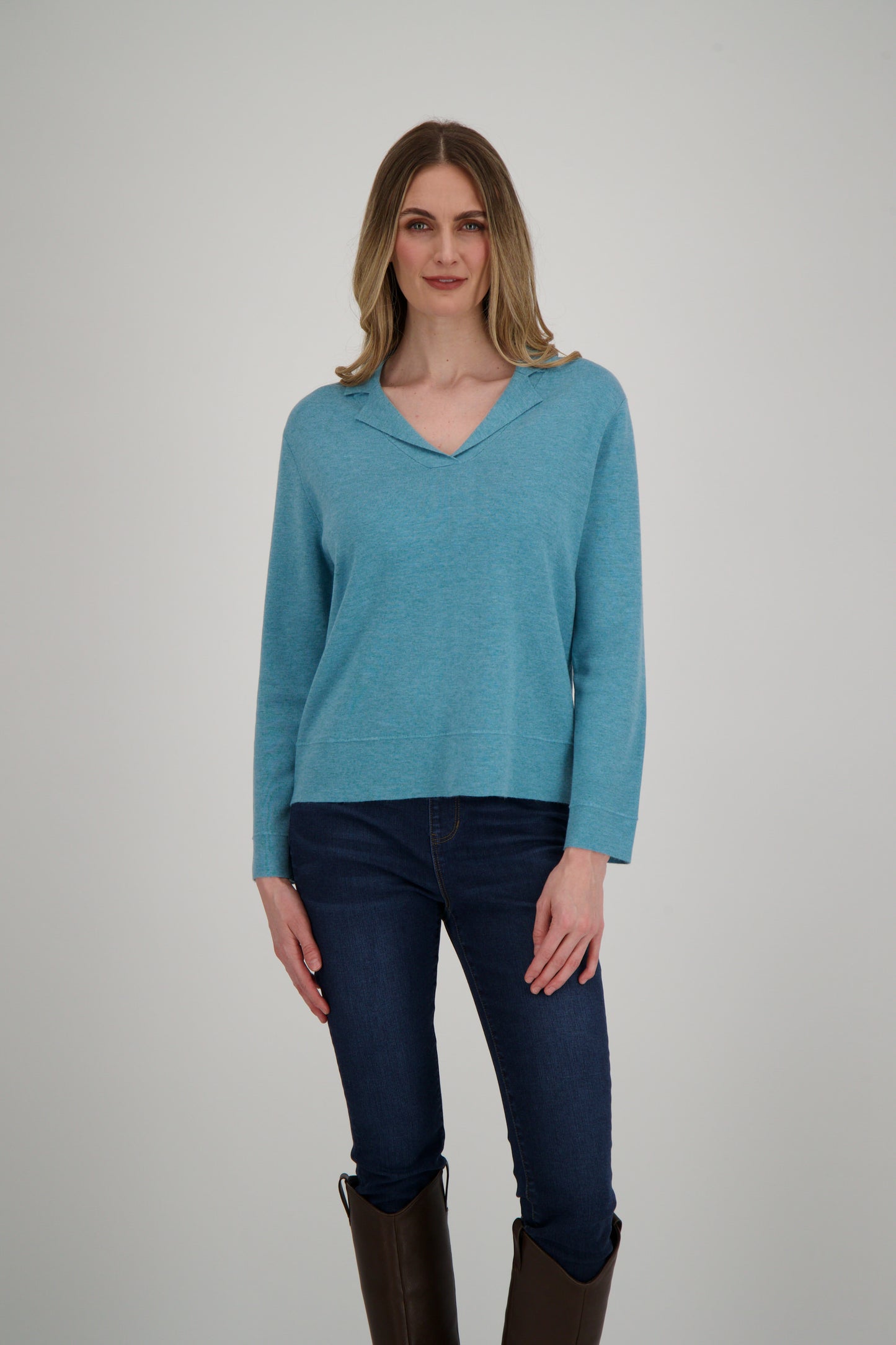 Notch Collar Sweater