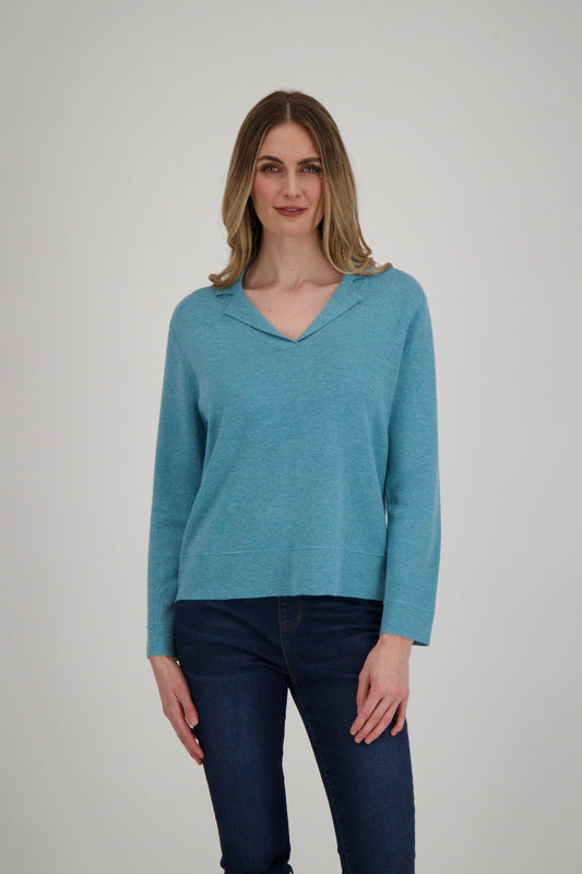 Notch Collar Sweater