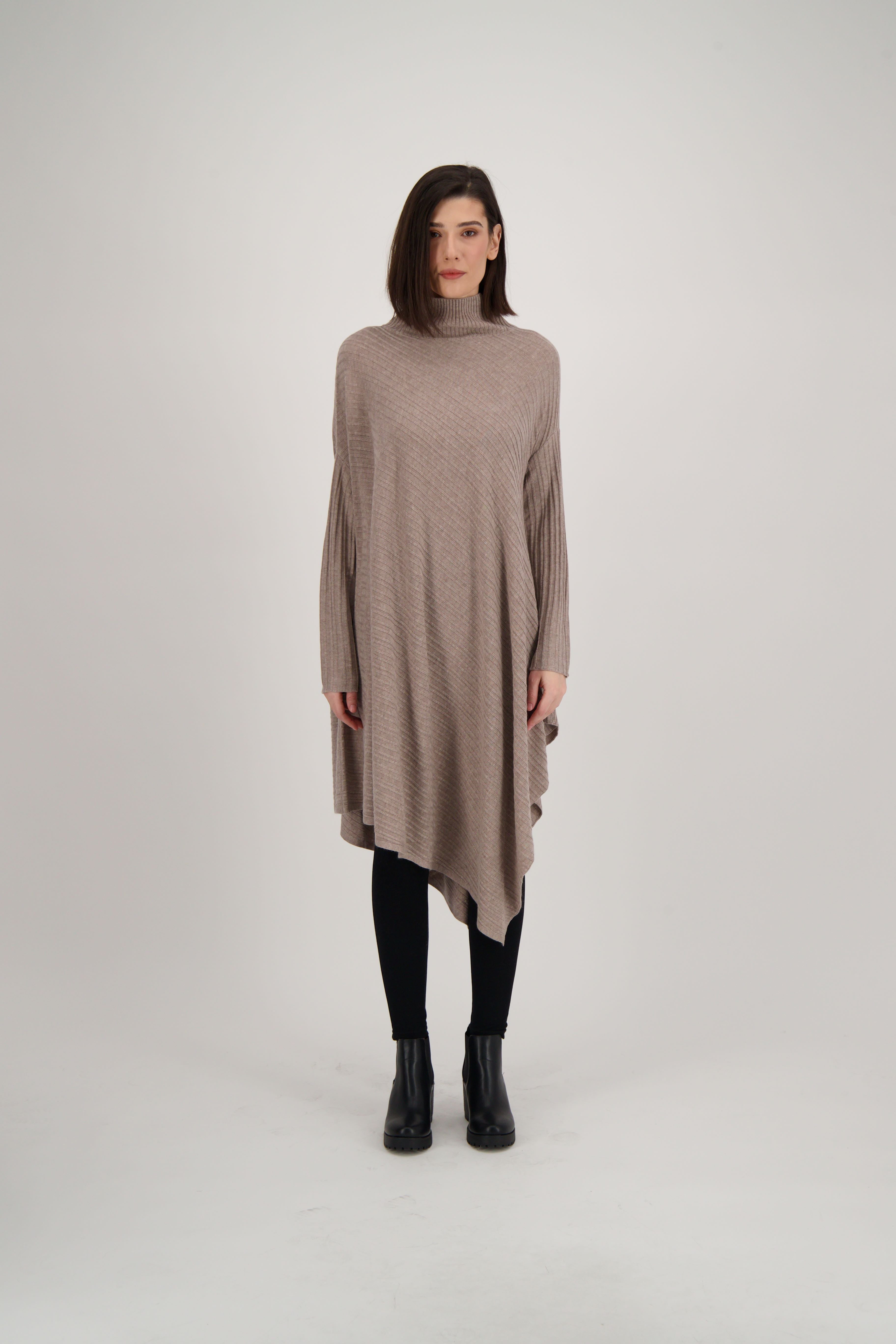 Asymmetric Sweater Tunic