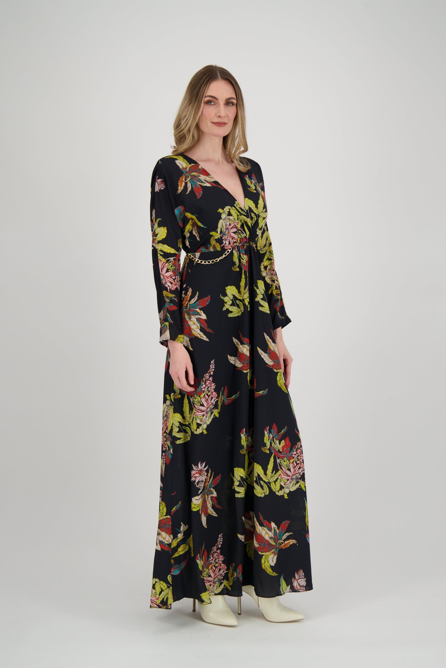 Jungle Print Long Dress