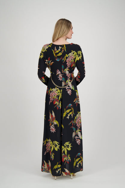 Jungle Print Long Dress