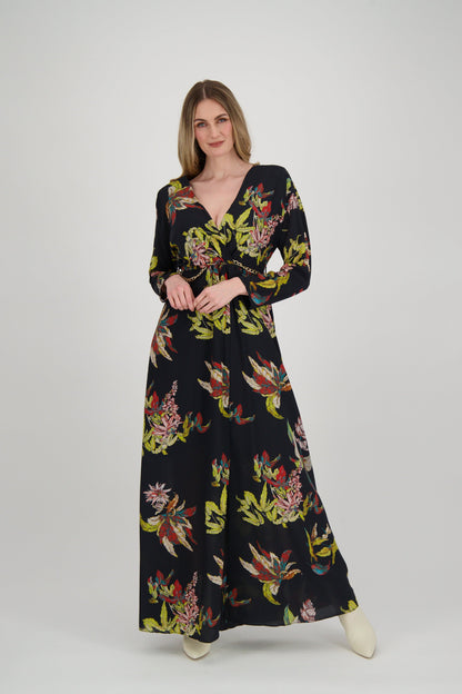 Jungle Print Long Dress