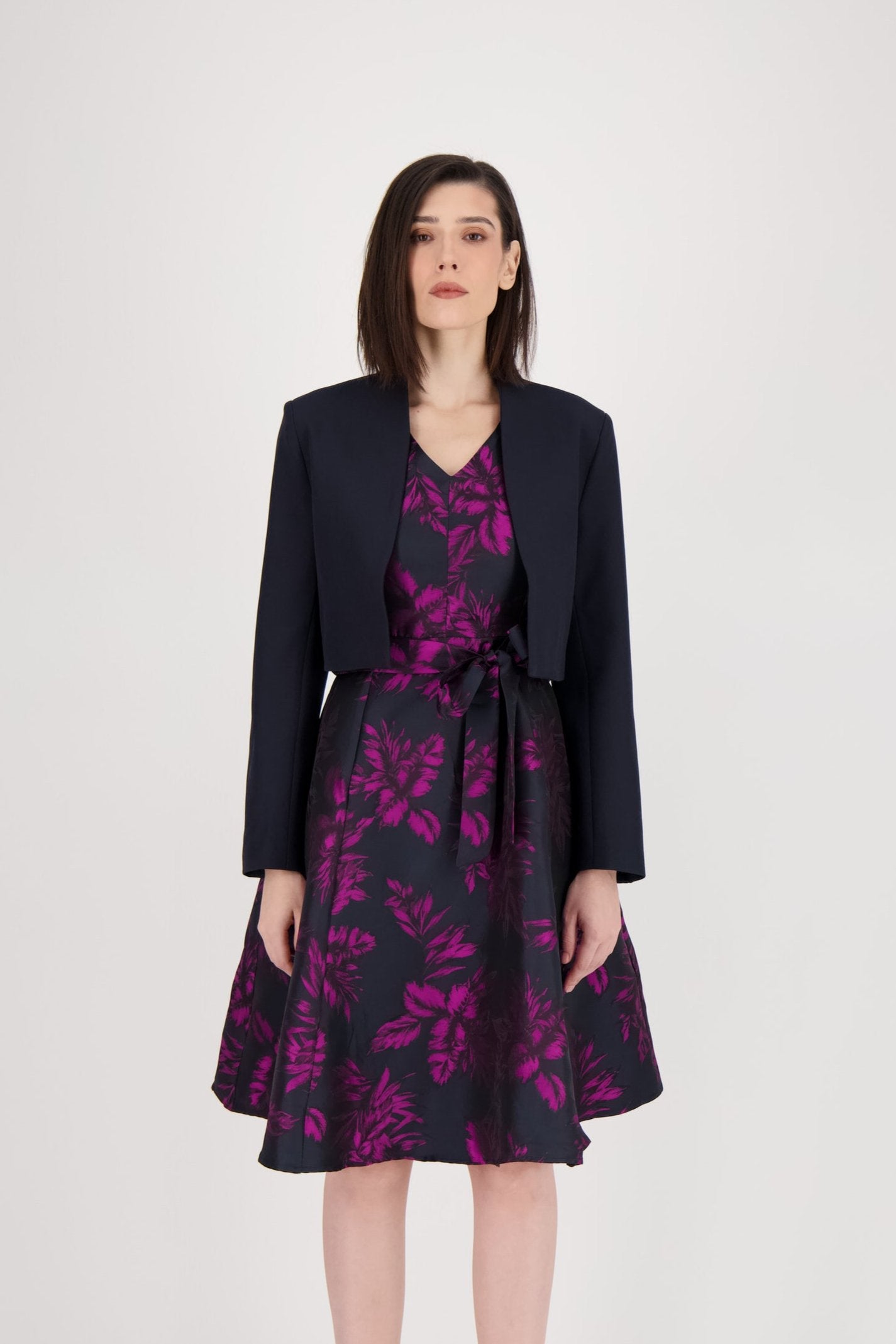 Jacquard A Line Dress