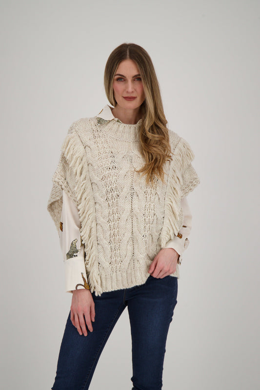 Fringe Sweater Vest