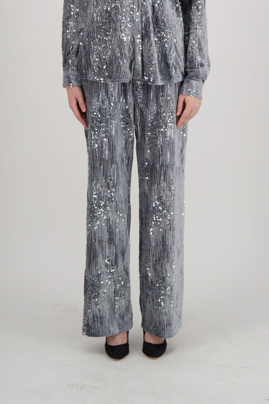 Velvet Sequin Pant