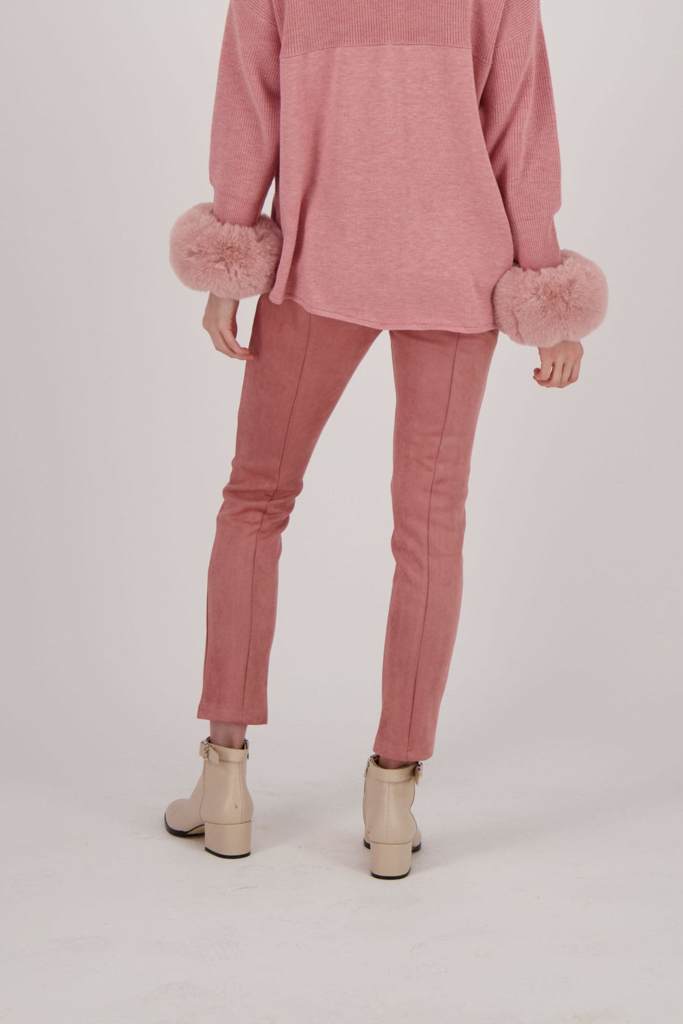 Faux Suede Legging