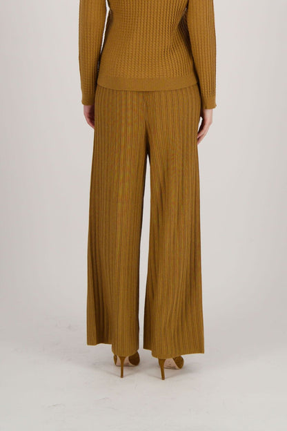 Wide Leg Rib Knit Pant