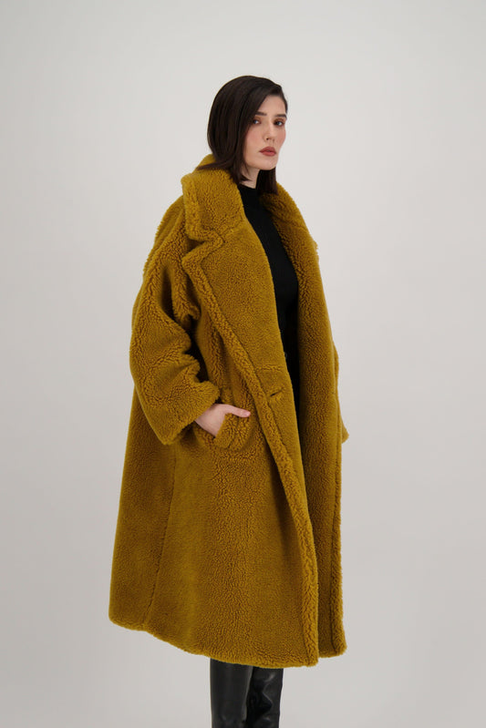 Faux Berber Teddy Coat