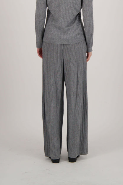 Wide Leg Rib Knit Pant