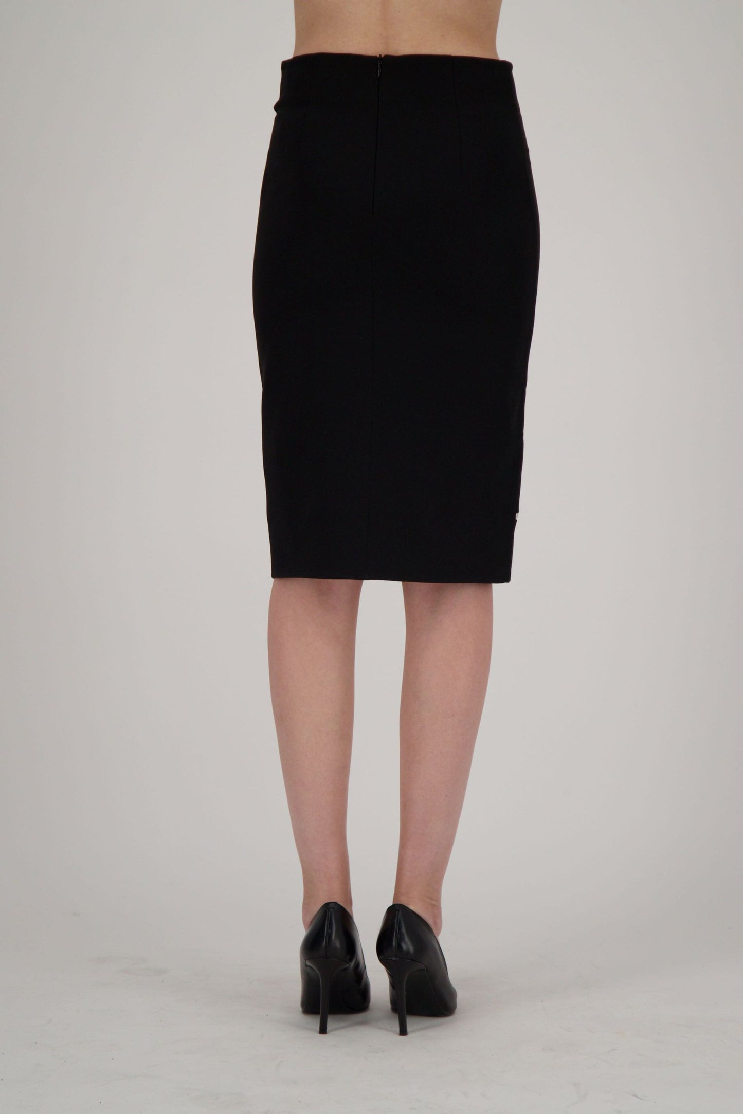 Straight Skirt With Peekaboo Hem