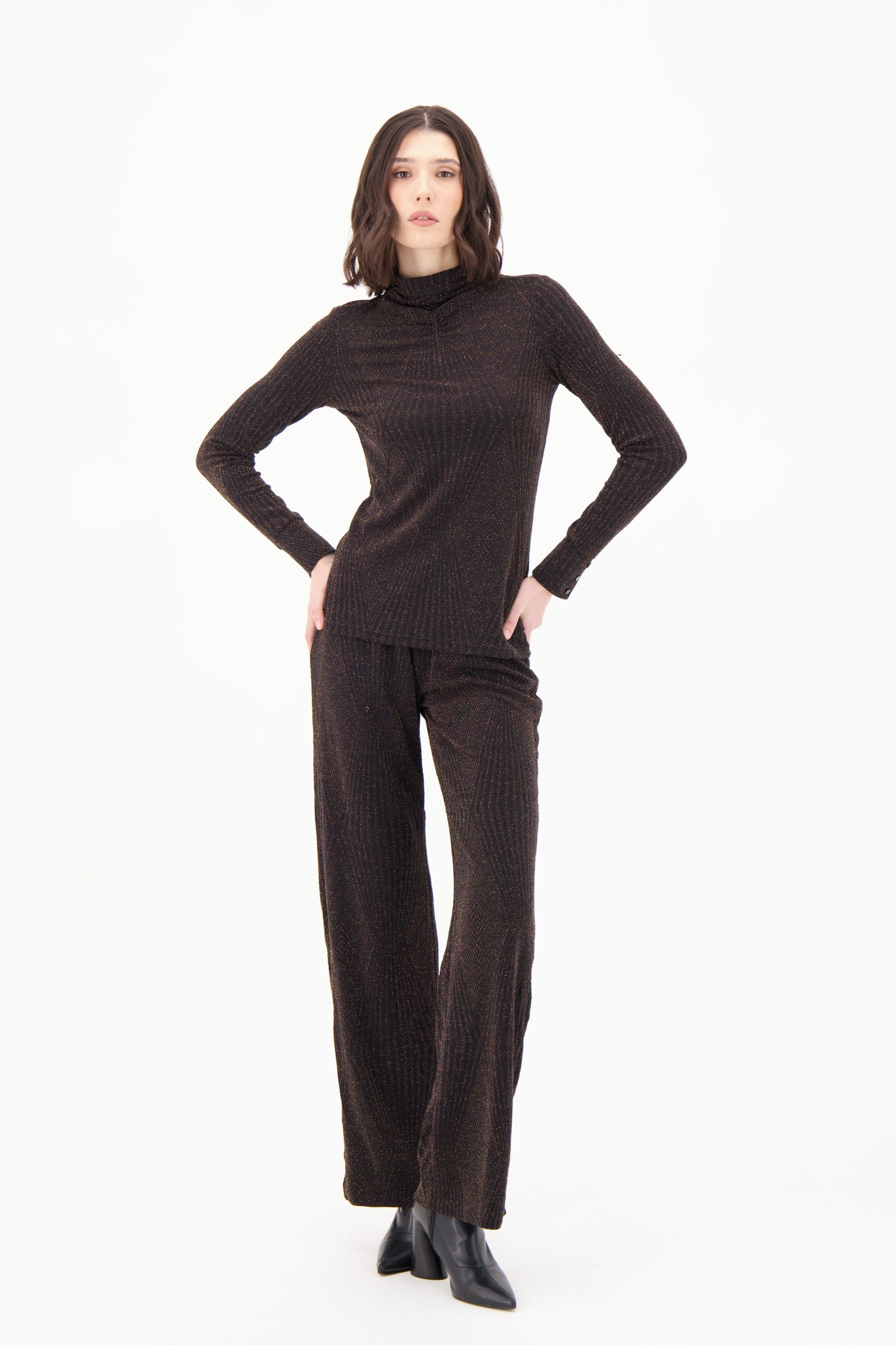 Lurex Knit Pant