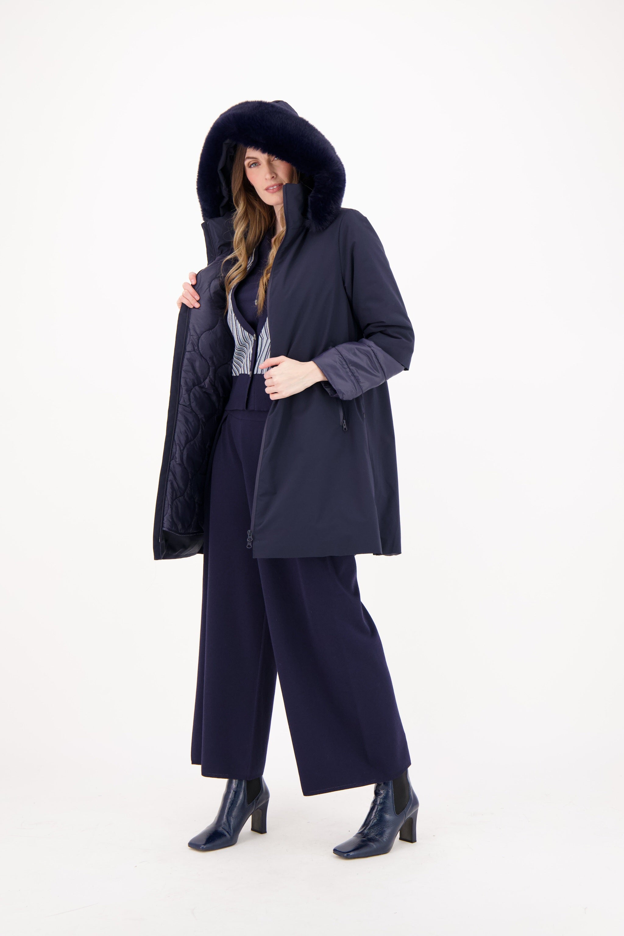 A-Line Hooded Winter Coat