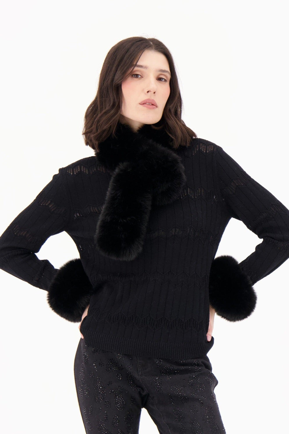Faux Fur Scarf