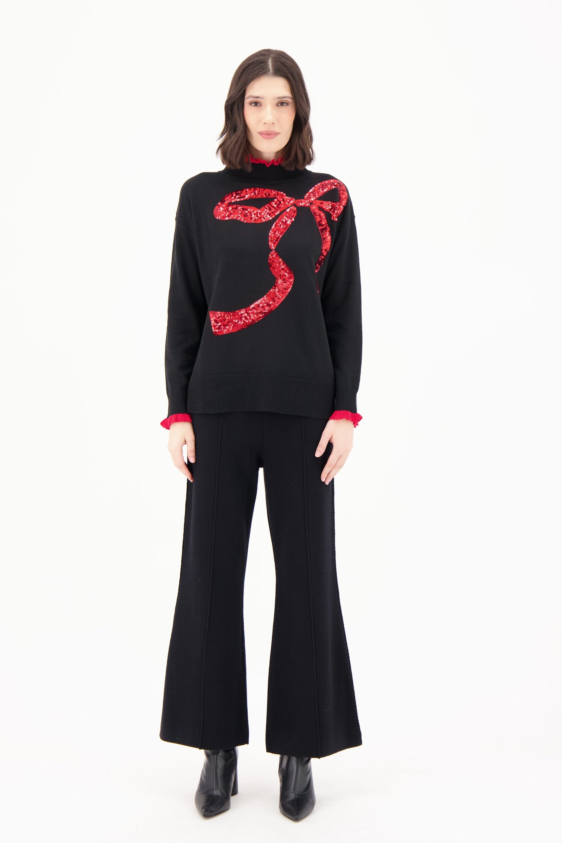 Christmas Bow Sweater