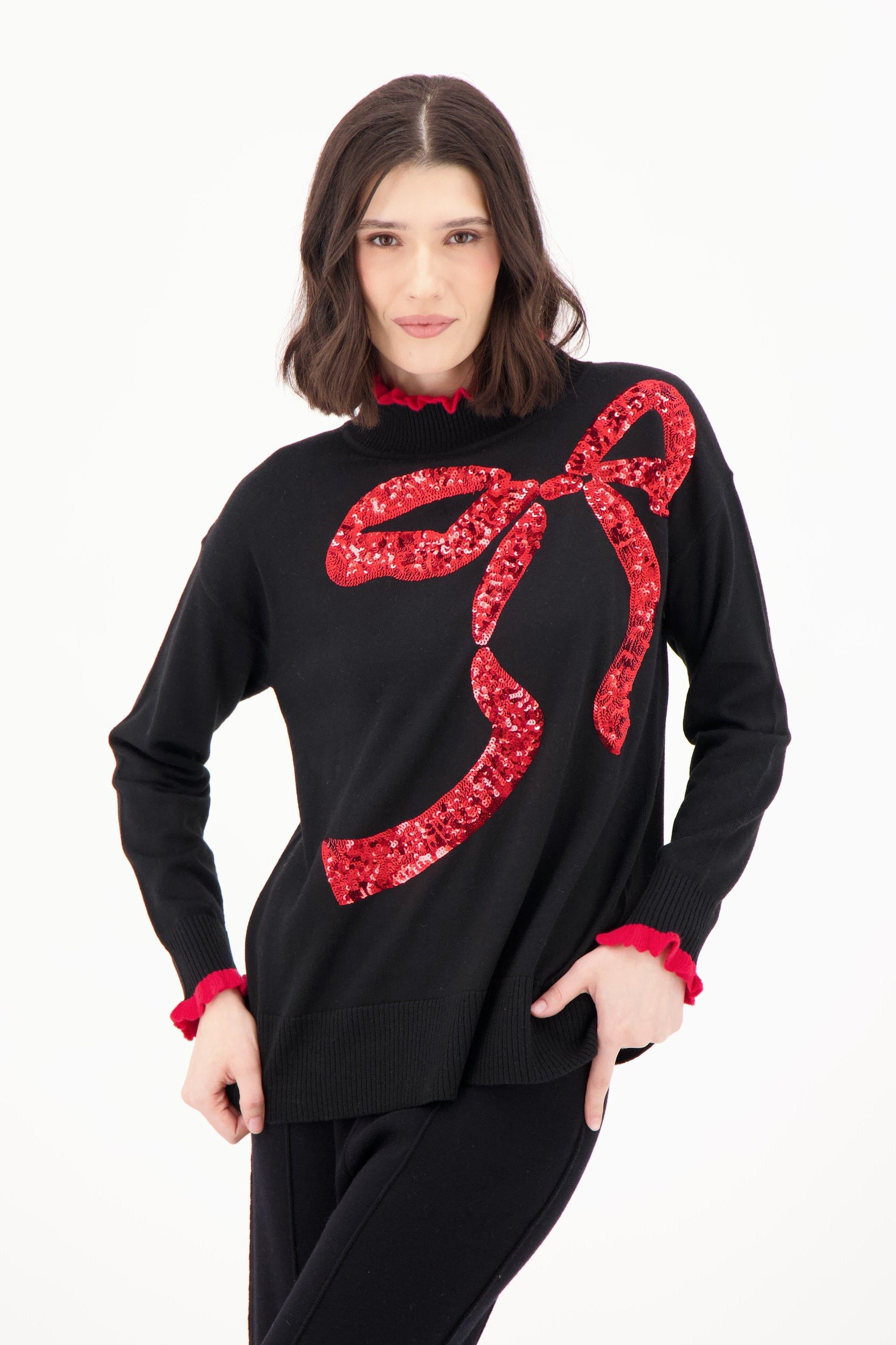 Christmas Bow Sweater