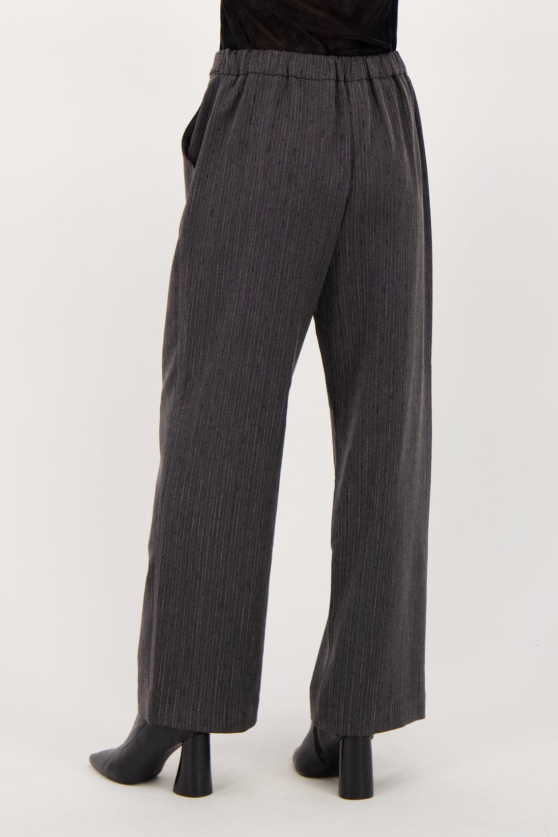 Beaded Hot Fix Pin Stripe Pant