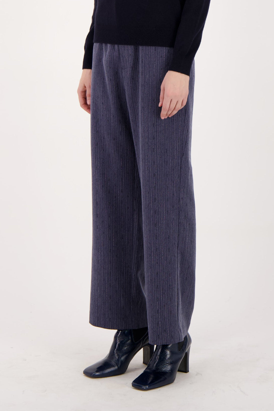 Beaded Hot Fix Pin Stripe Pant