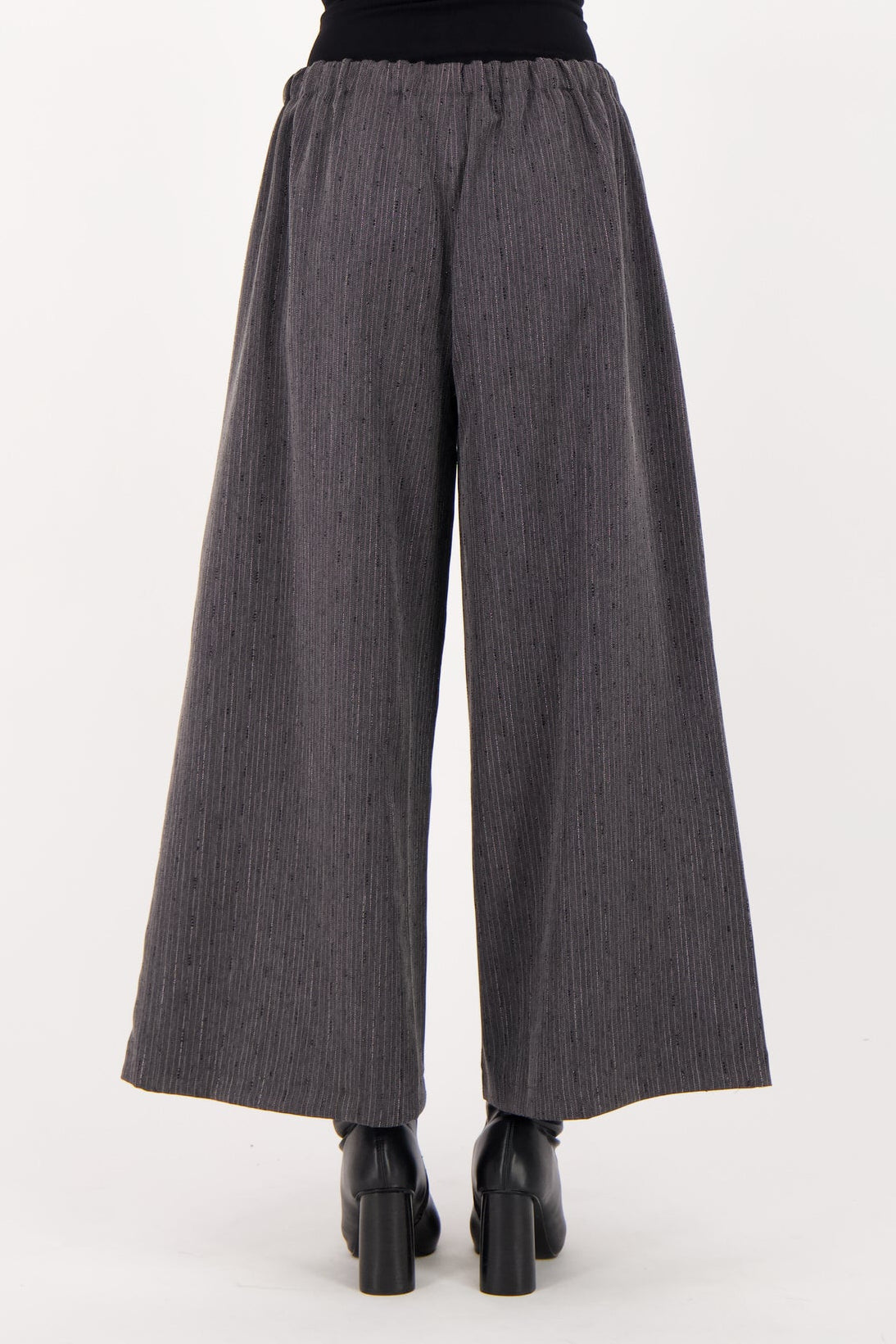 Beaded Hot Fix Pinstripe Overlay Pant