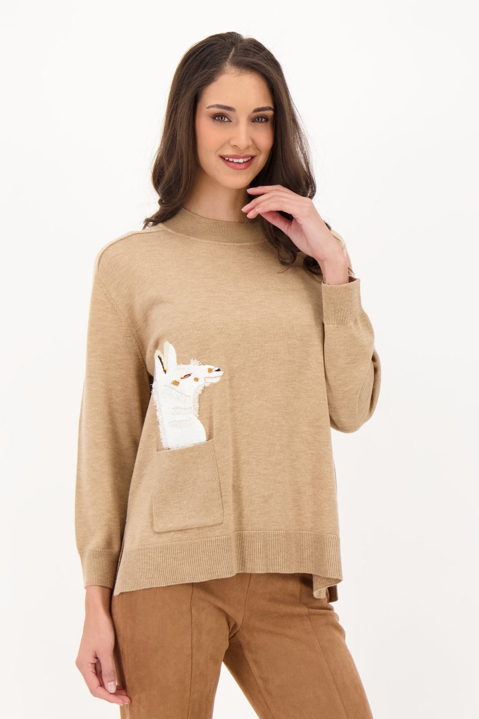 Pocket Llama Sweater