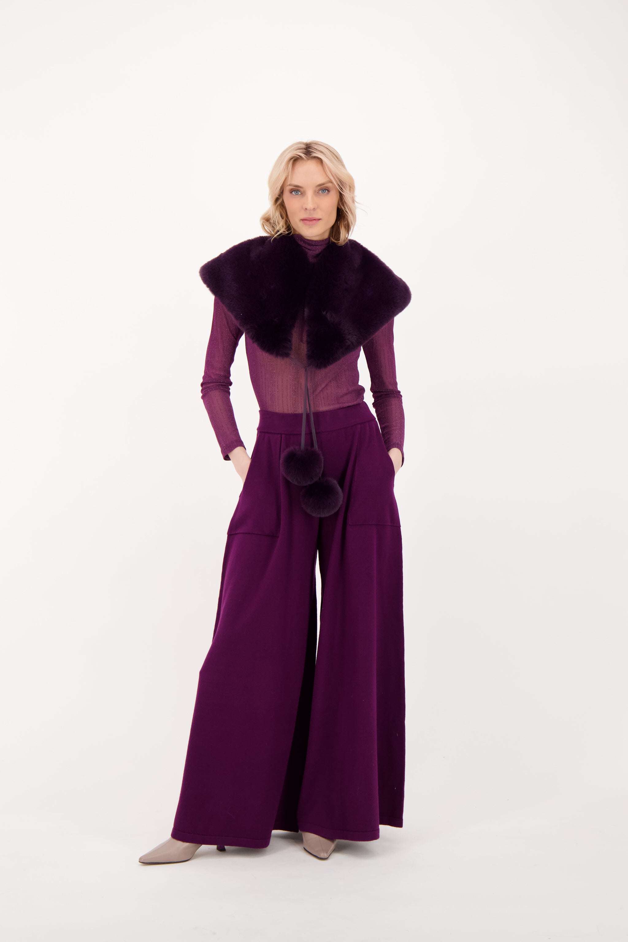 Turtleneck Layering Mesh Top