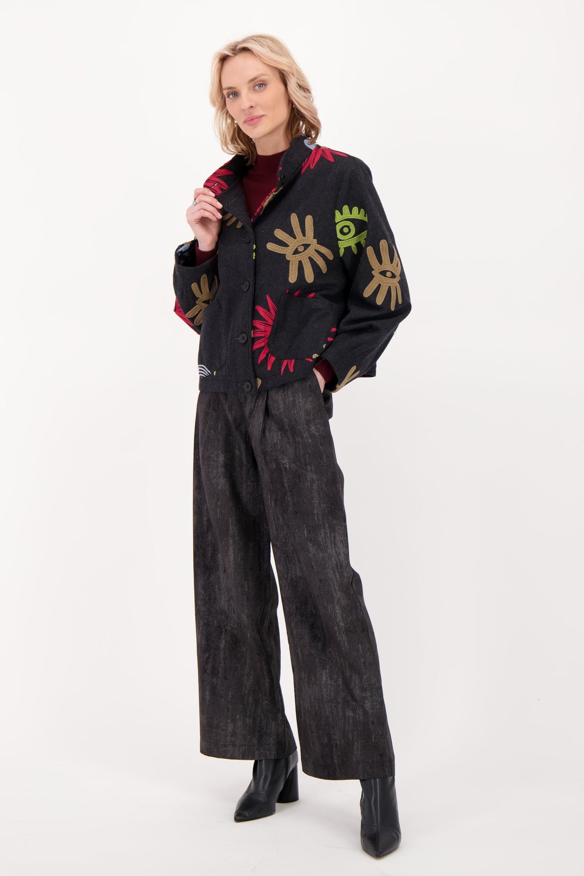 Good Luck Embroidered Jacket