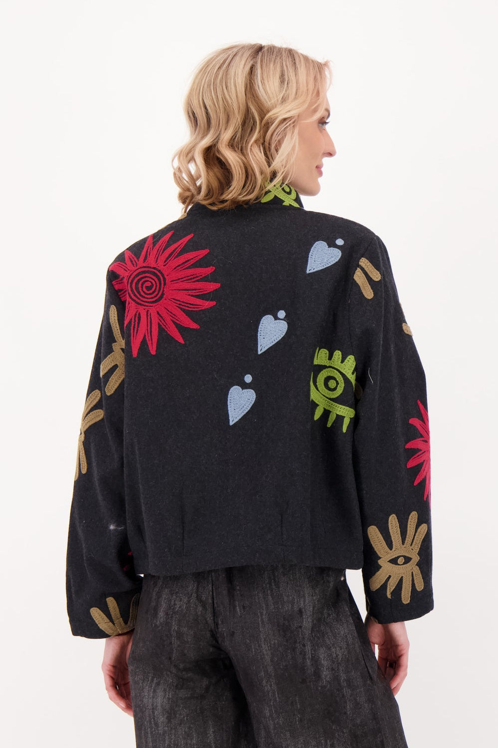 Good Luck Embroidered Jacket