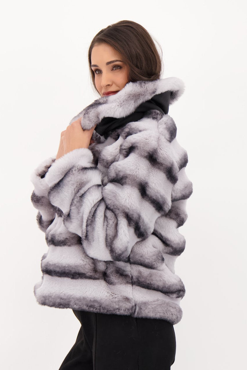 Chinchilla Faux Fur Jacket