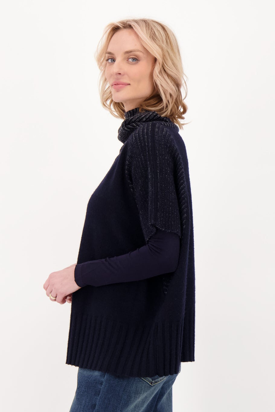 Turtle Neck Sweater Vest
