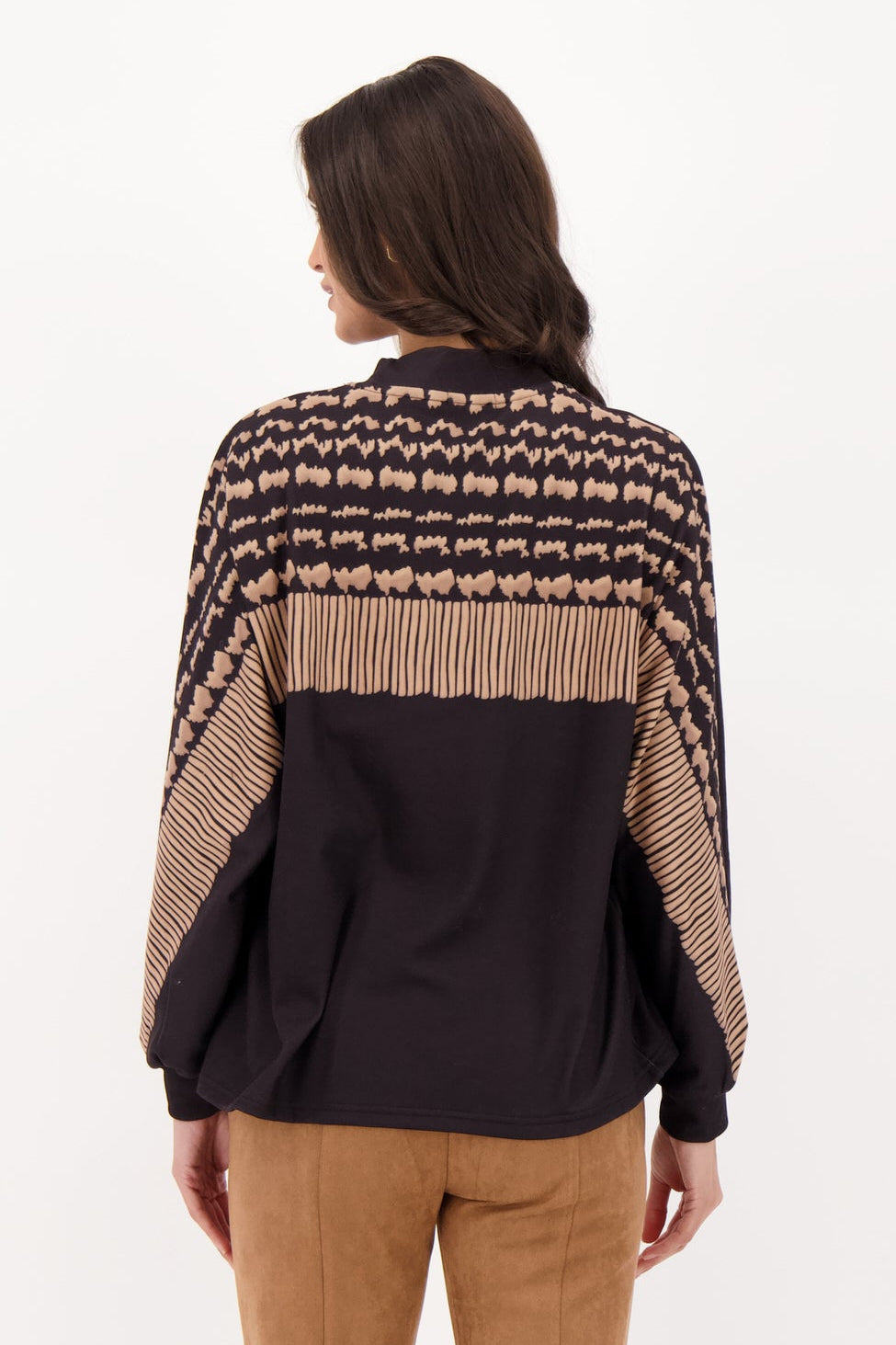 Printed Tiger Scarf Top
