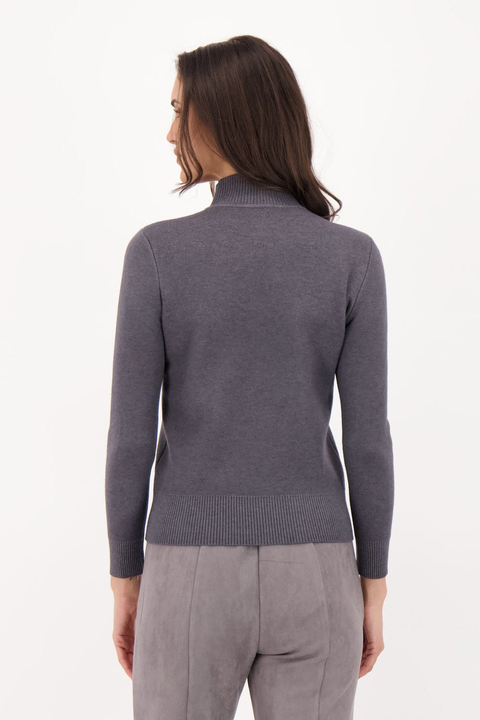 Plush Fleece Lined Sweater With Shoulder Hot Fix Beads