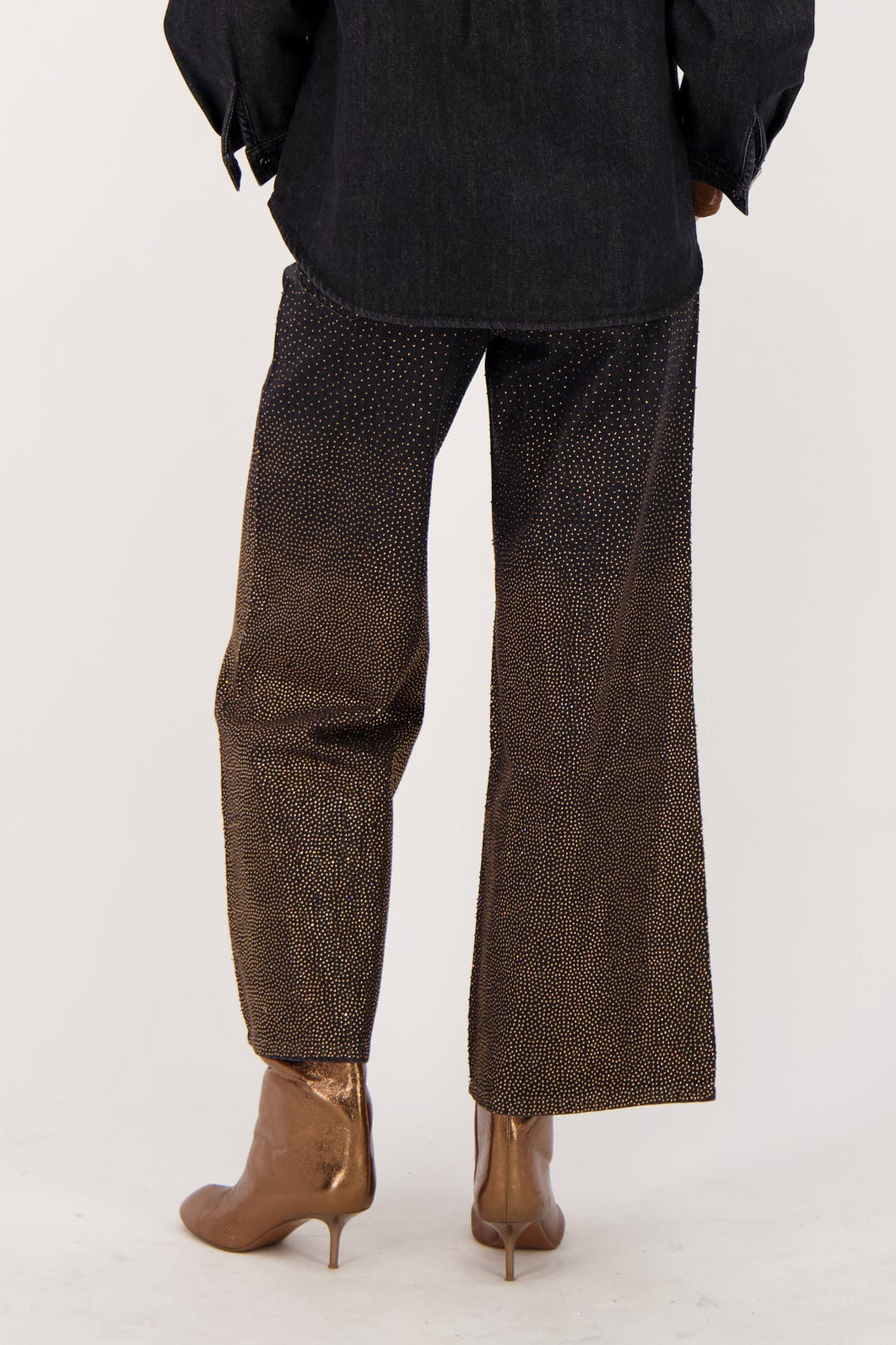 Beaded Denim Pant
