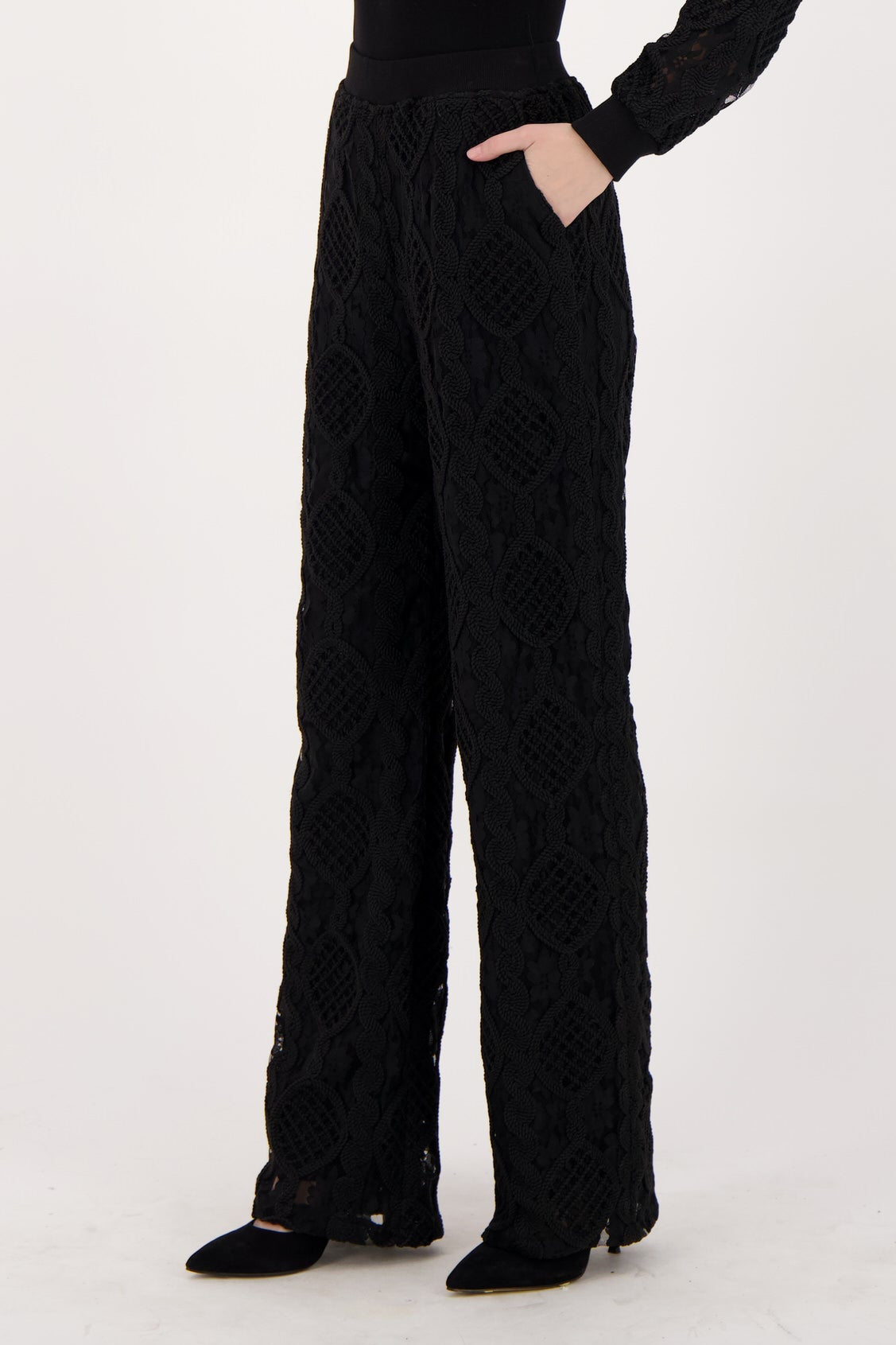 Knitted Lace Pant