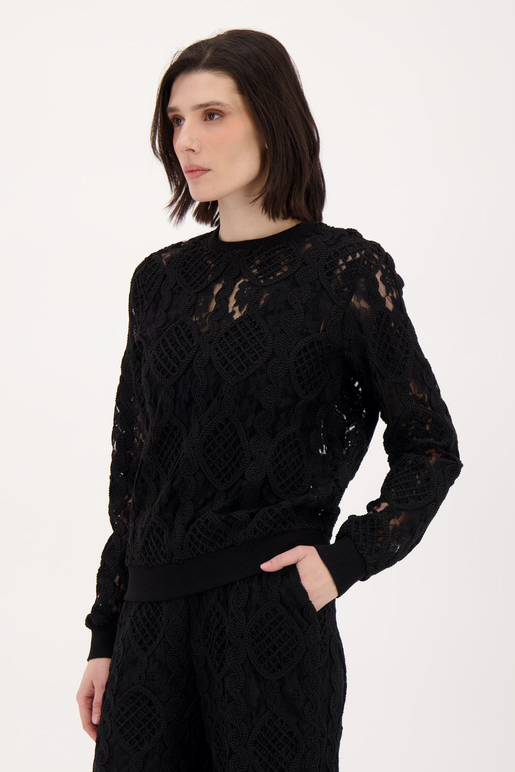 Knitted Lace Top