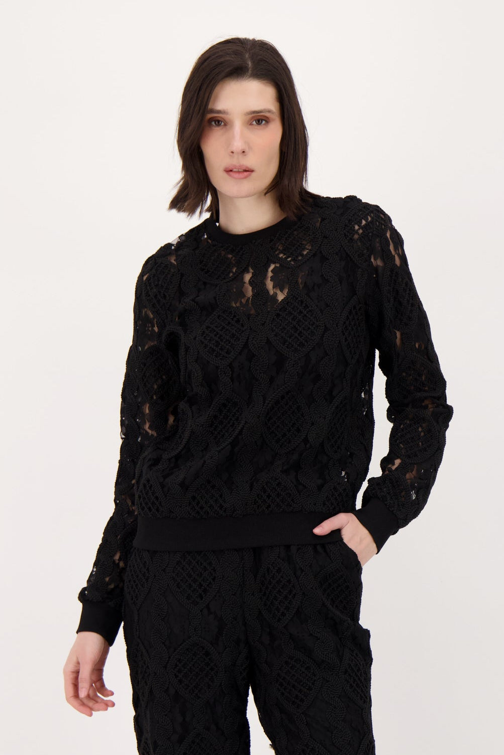 Knitted Lace Top