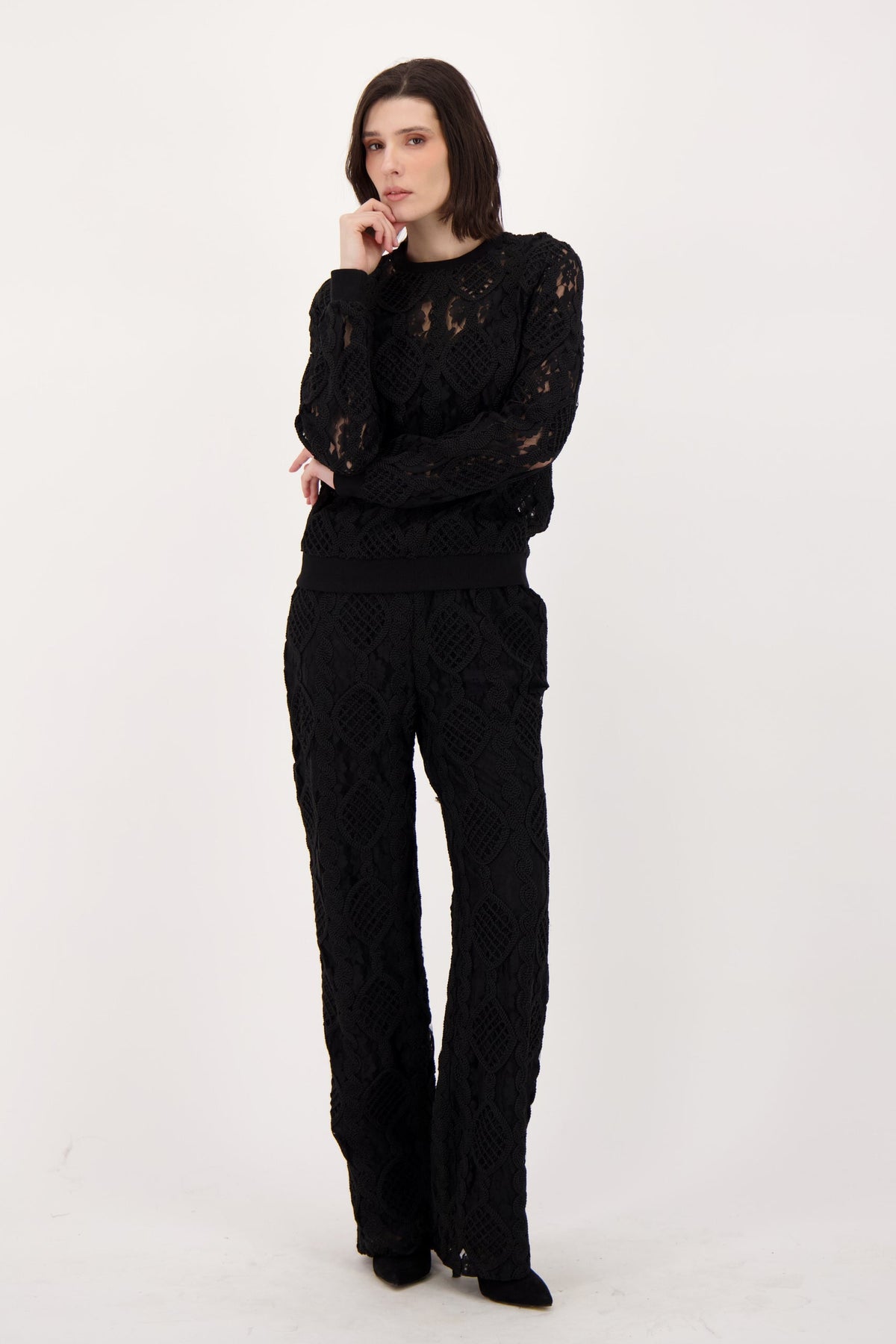 Knitted Lace Pant