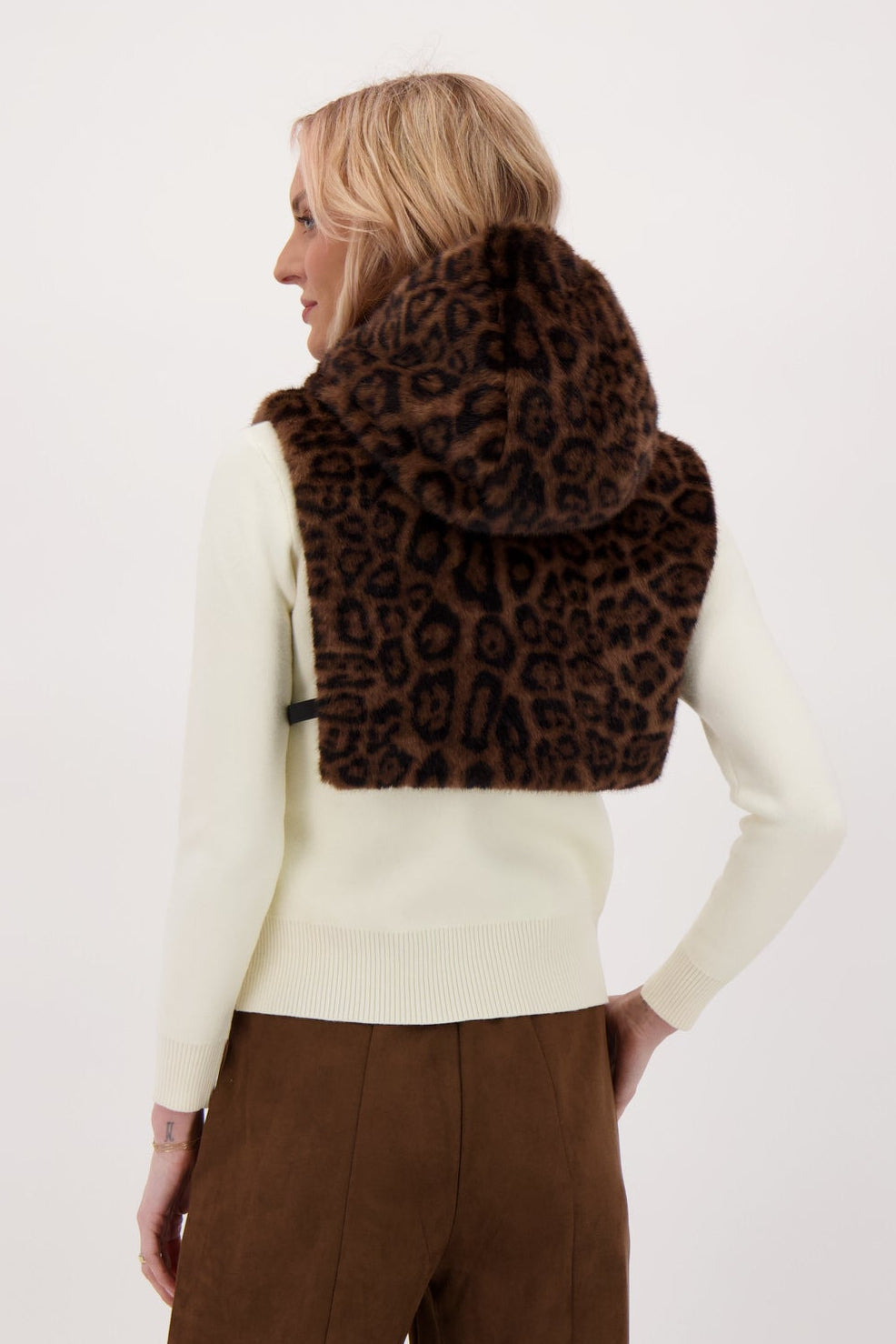 Reversible Faux Fur Dickie