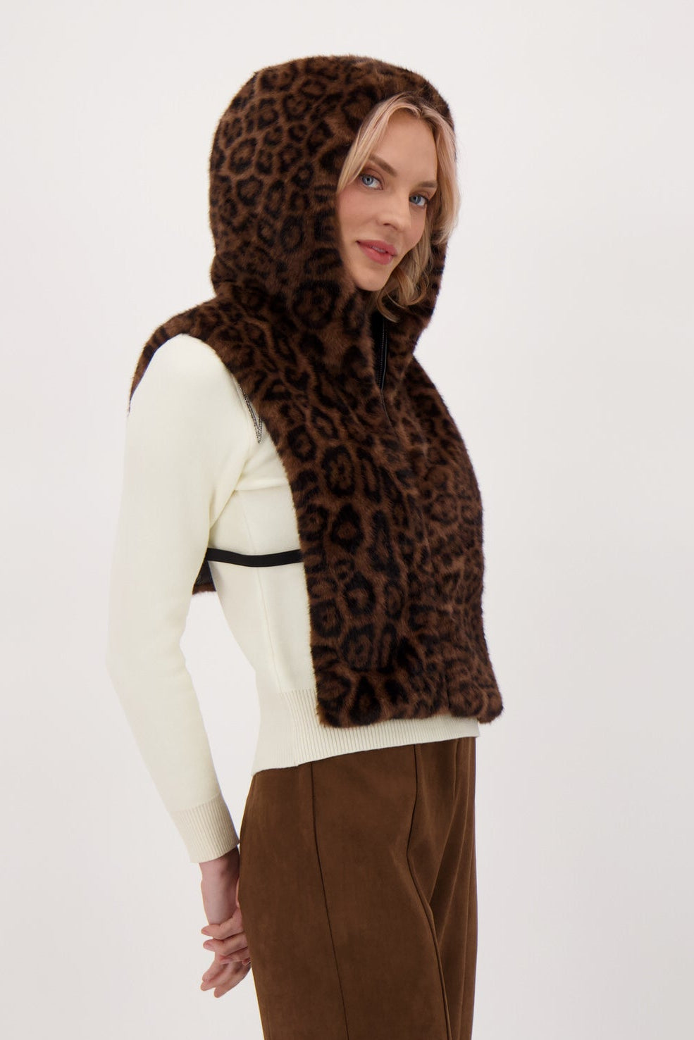 Reversible Faux Fur Dickie