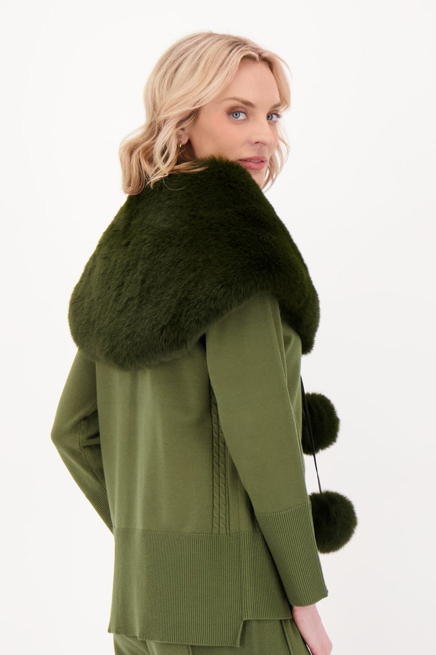 Cape Pom Pom Scarf