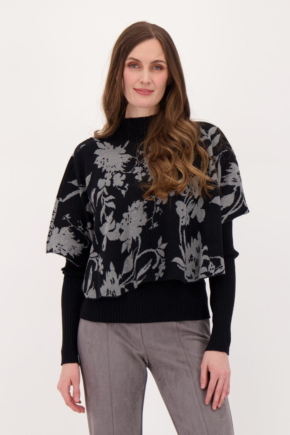 2 Piece Cape Sweater