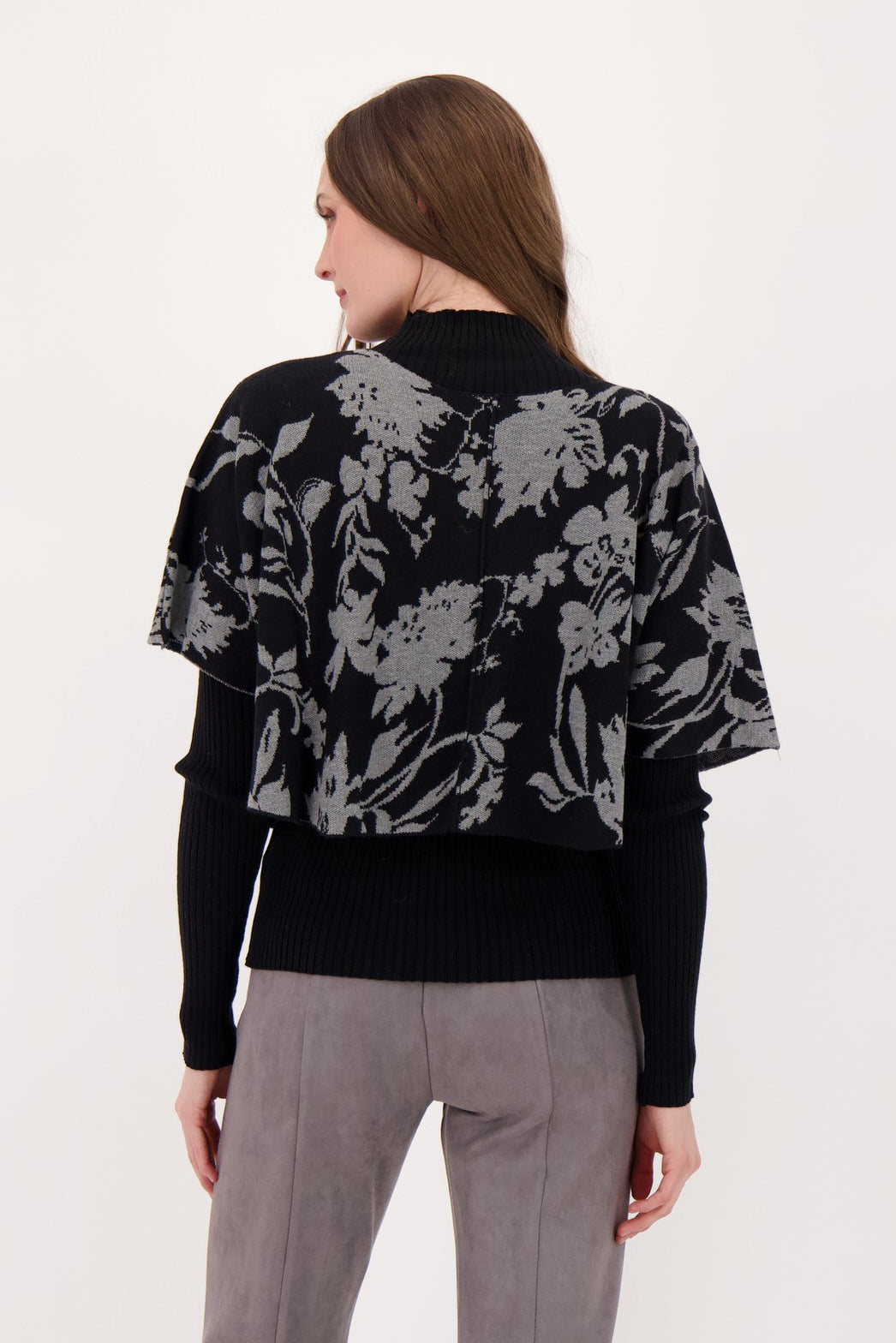 2 Piece Cape Sweater