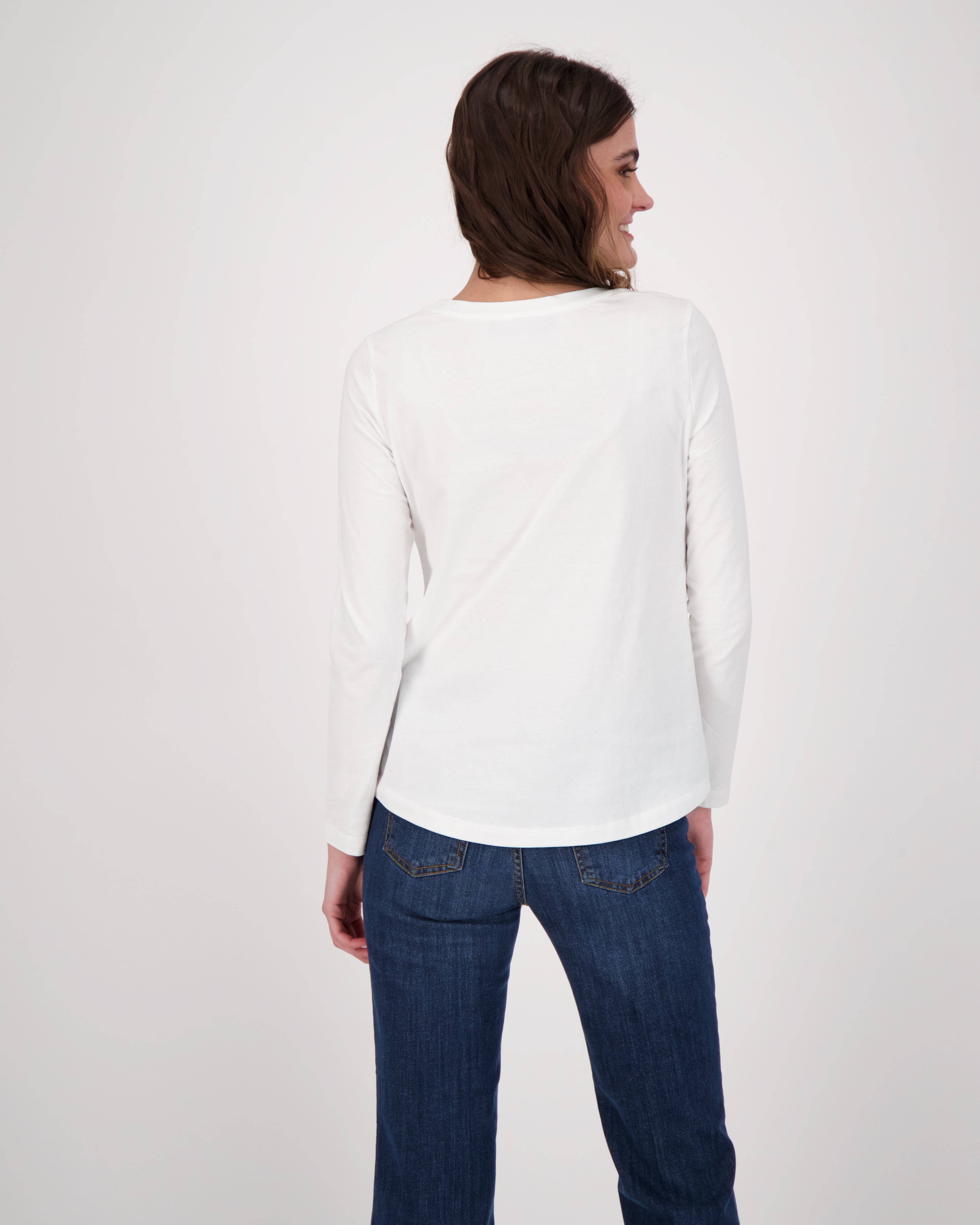 Hearts Gold Foil Print Knit Top