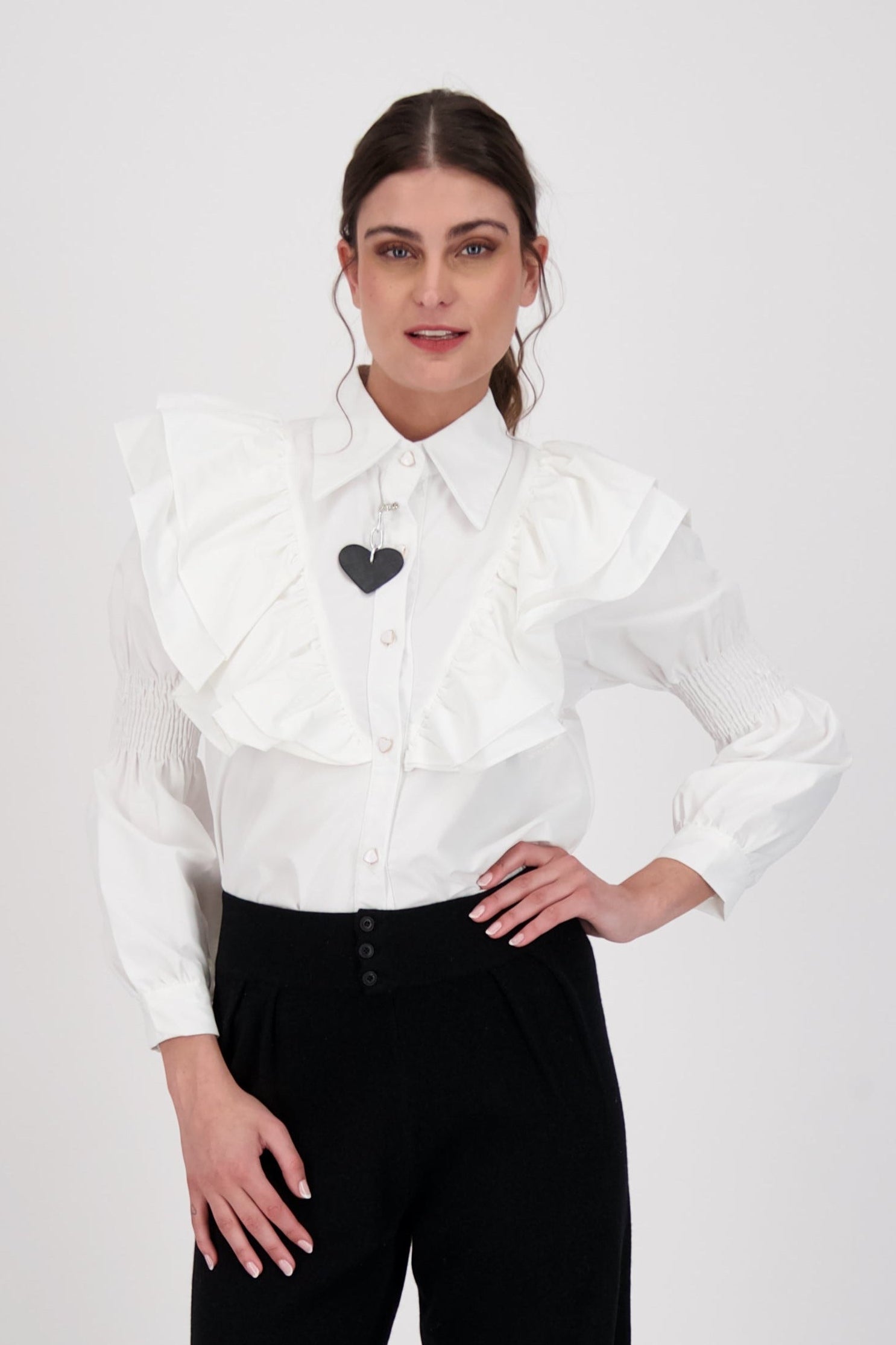 Layered Ruffle Shirt