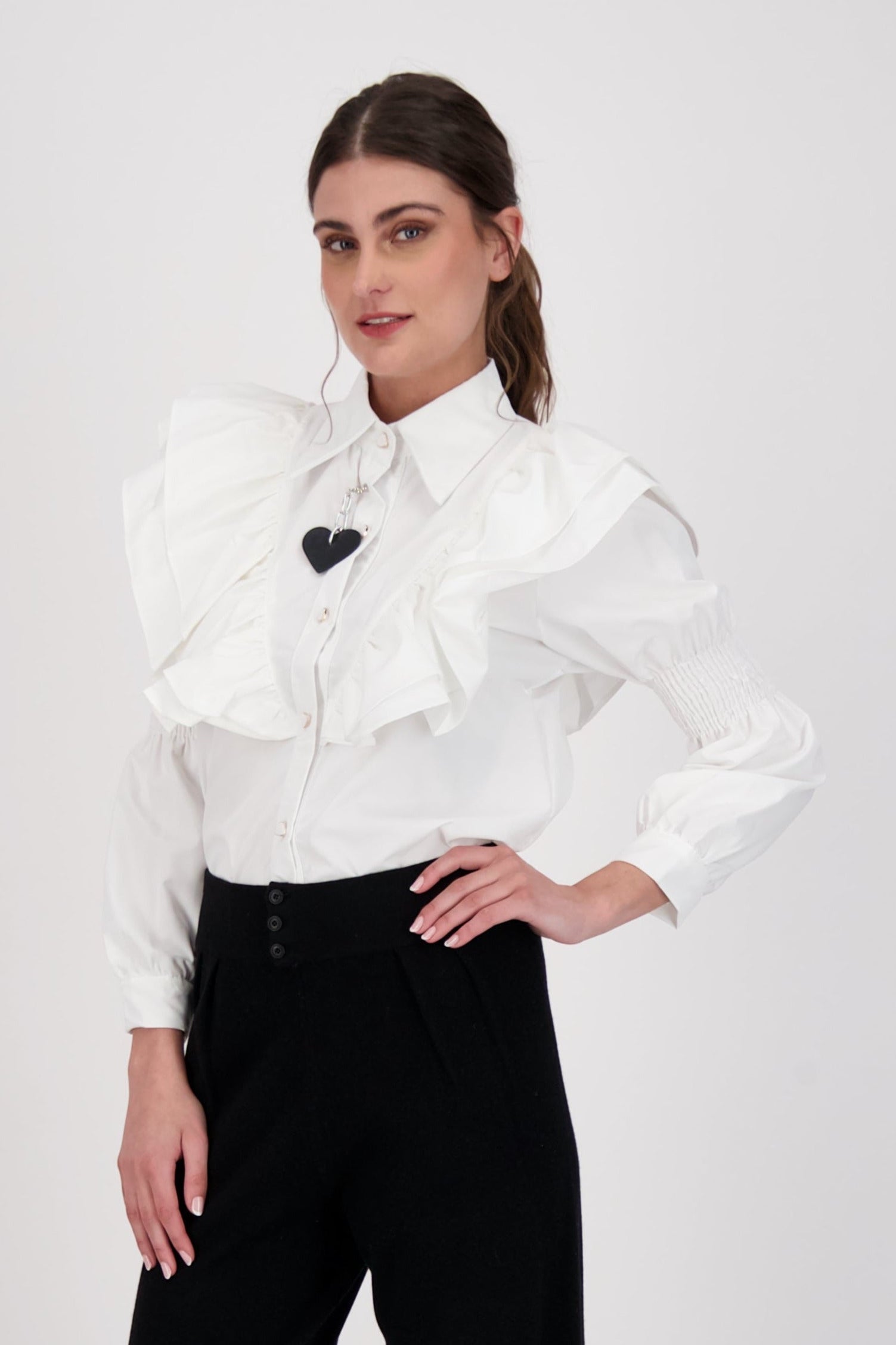 Layered Ruffle Shirt