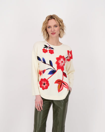 Needle Punch Flora Sweater