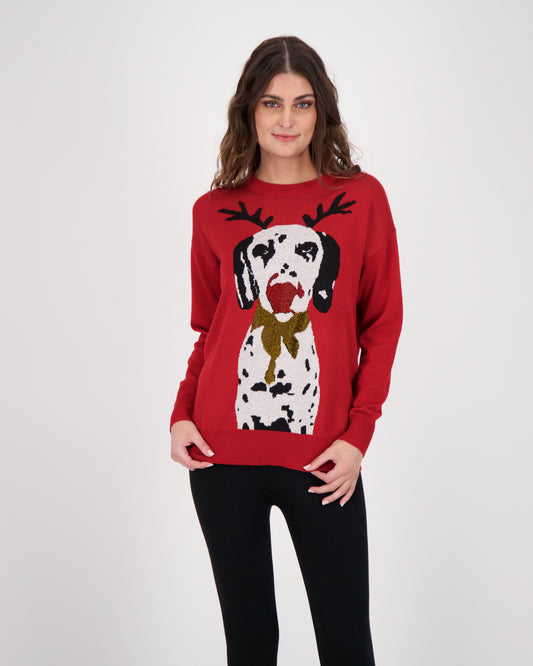Reindeer Dalmation Sweater