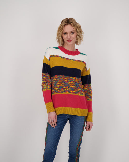 Multi Colour Stripes Sweater